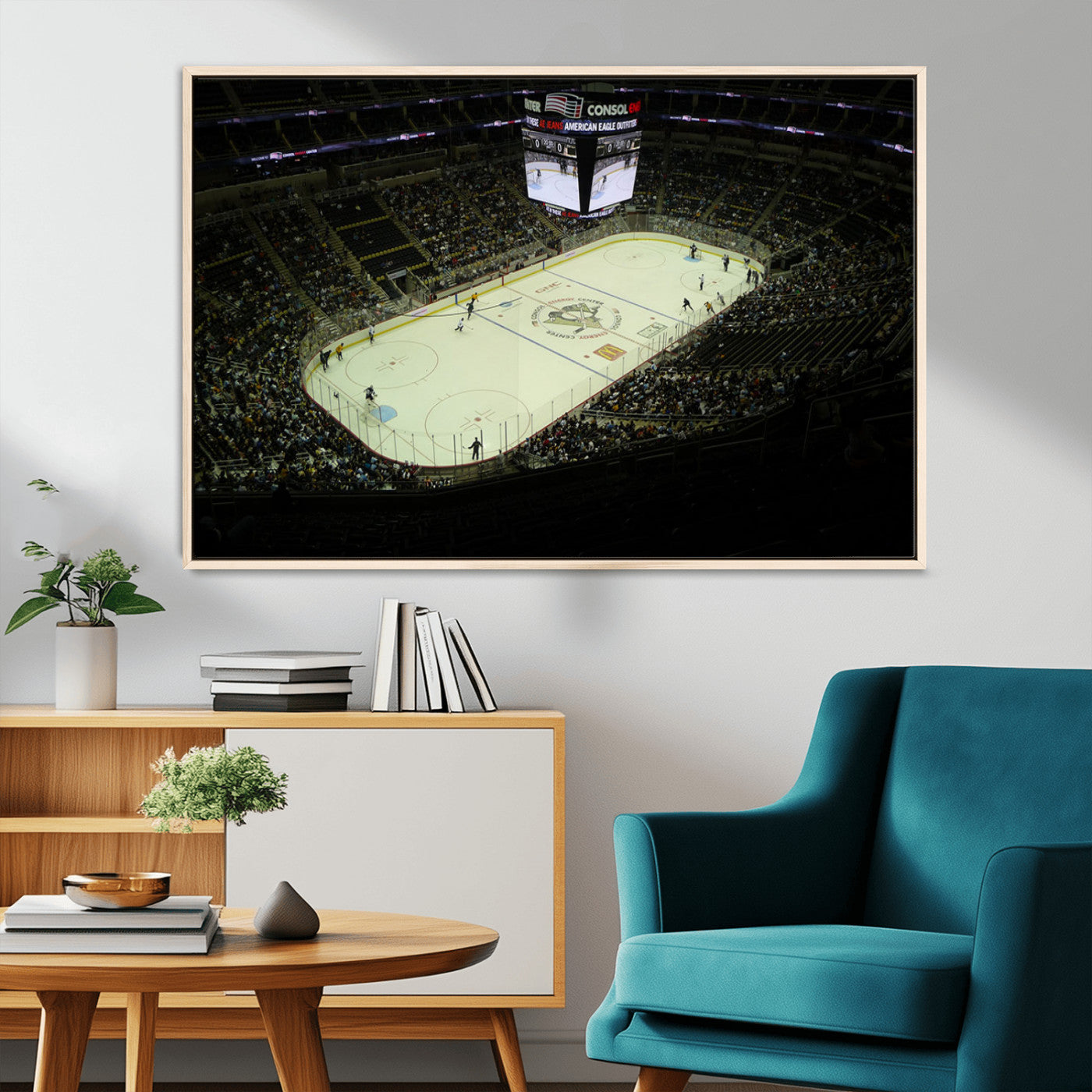 MGV-FC-36X24 - PPG Paints Arena Pennsylvania Pittsburgh Penguins Hockey Stadium Canvas, Pennsylvania Pittsburgh
