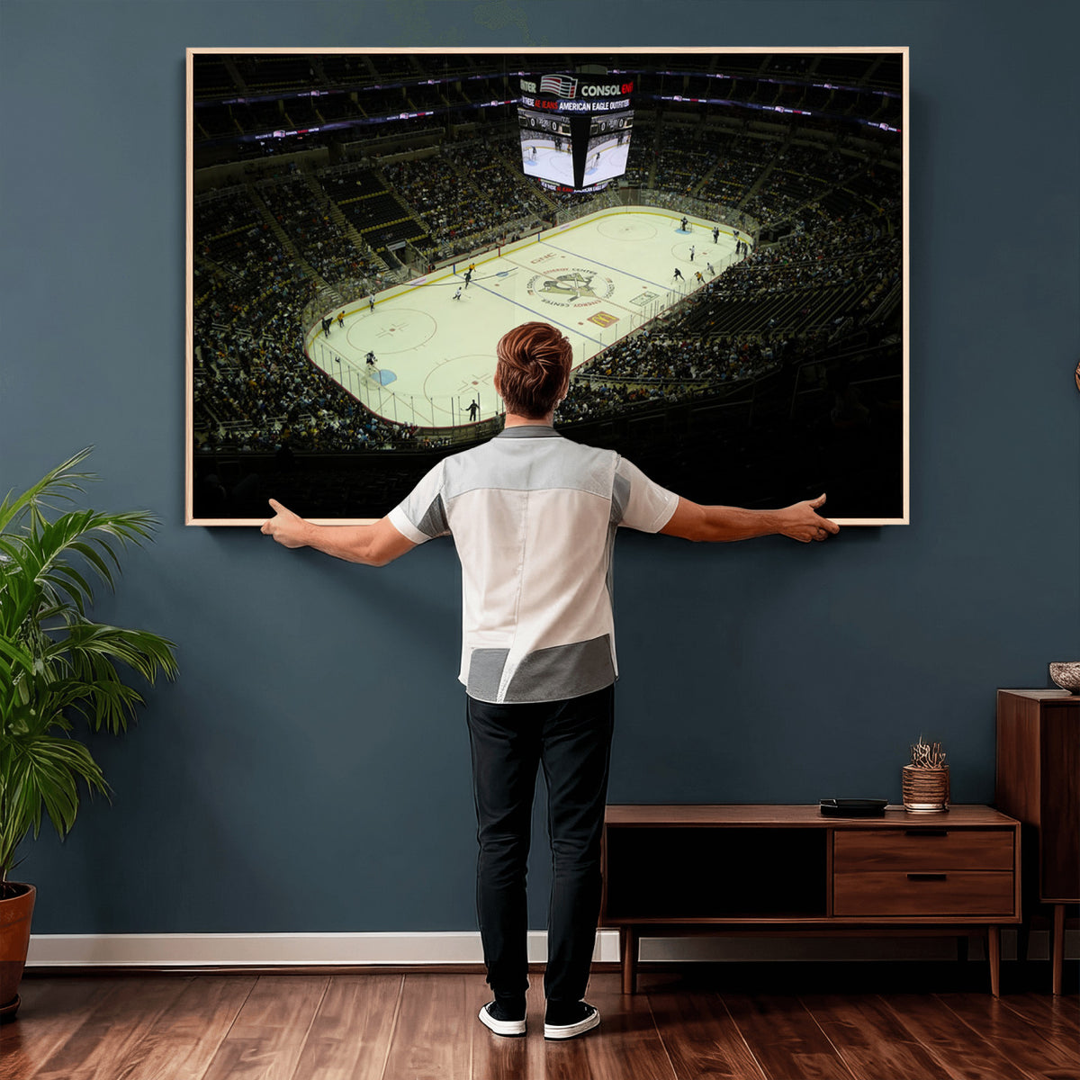 52168-MGV-CV-36X24 - PPG Paints Arena Pennsylvania Pittsburgh Penguins Hockey
