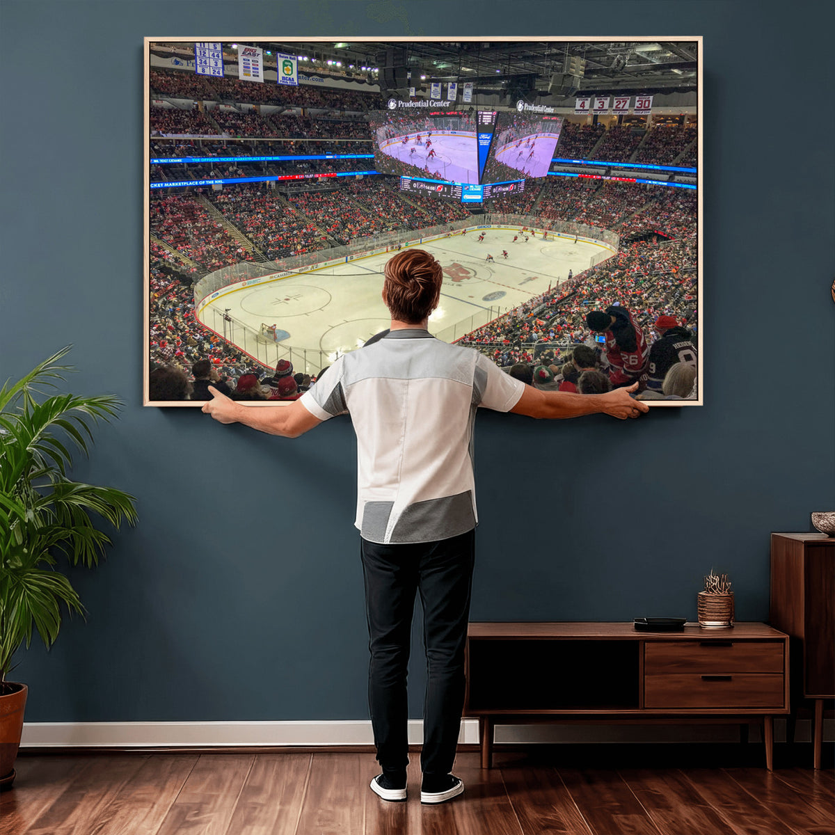 29638-MGV-CV-36X24 - Prudential Center Newark New Jersey Devils Hockey Stadium