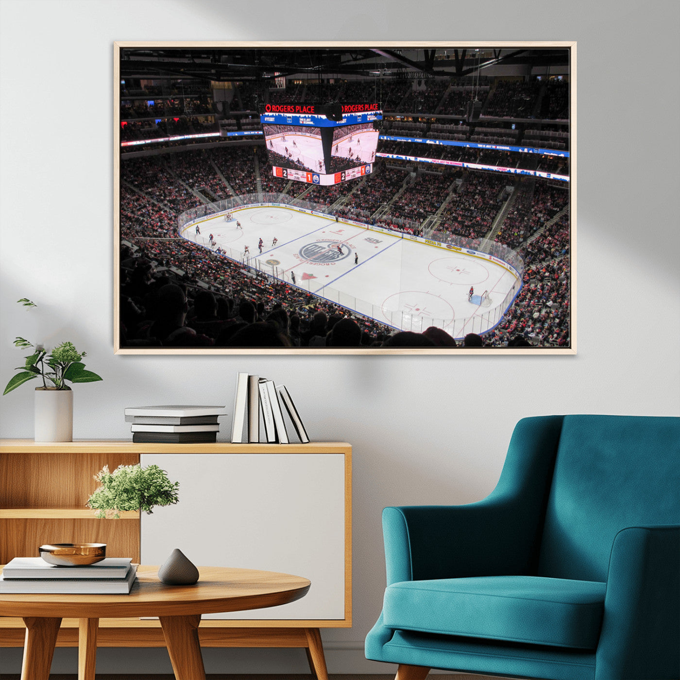 MGV-FC-36X24 - Rogers Place Edmonton Oilers Ice Hockey Stadium Wall Art, Rogers Place Edmonton Oilers Wall Art