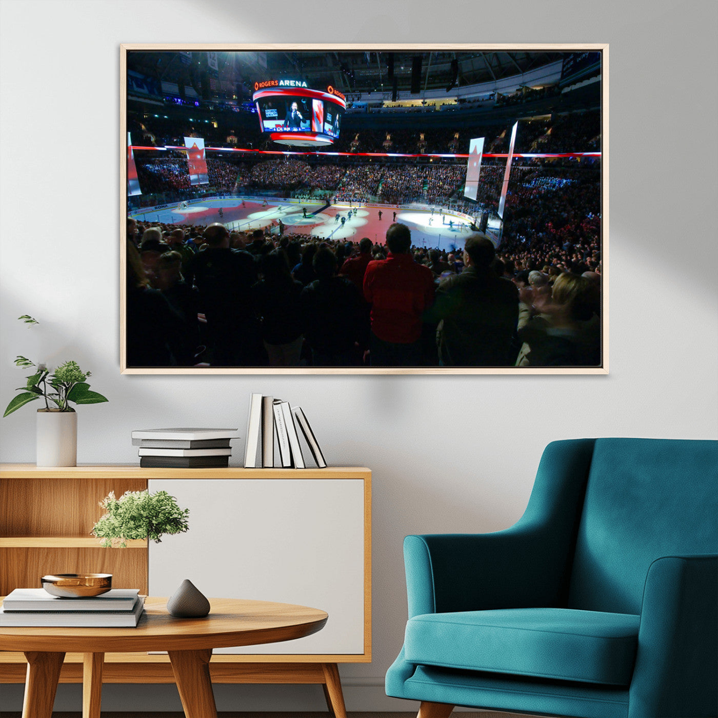 MGV-FC-36X24 - Rogers Arena Vancouver Canucks Ice Hockey Stadium Wall Art, Vancouver Canucks Ice Hockey Print