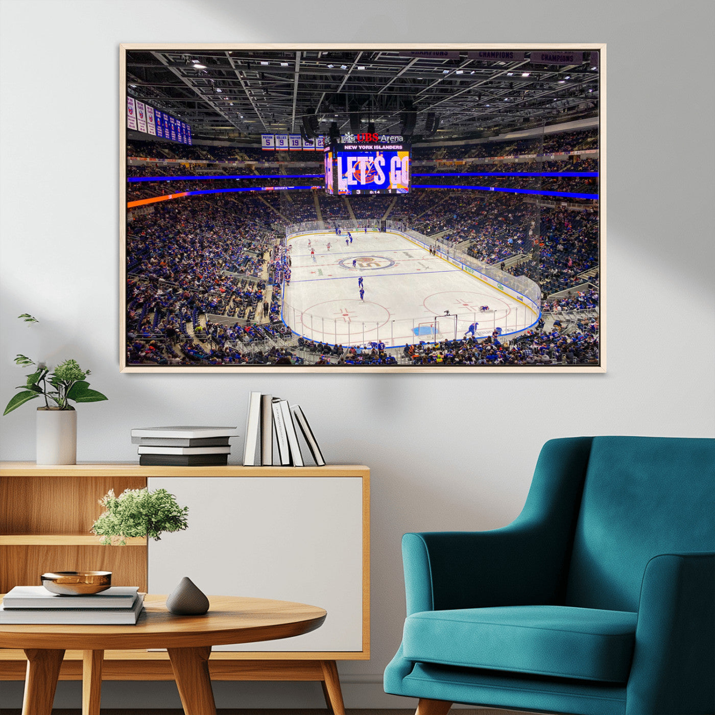 MGV-FC-36X24 - UBS Arena Elmont New York Islanders Ice Hockey Wall Art, UBS Arena Elmont Wall Art Canvas Print