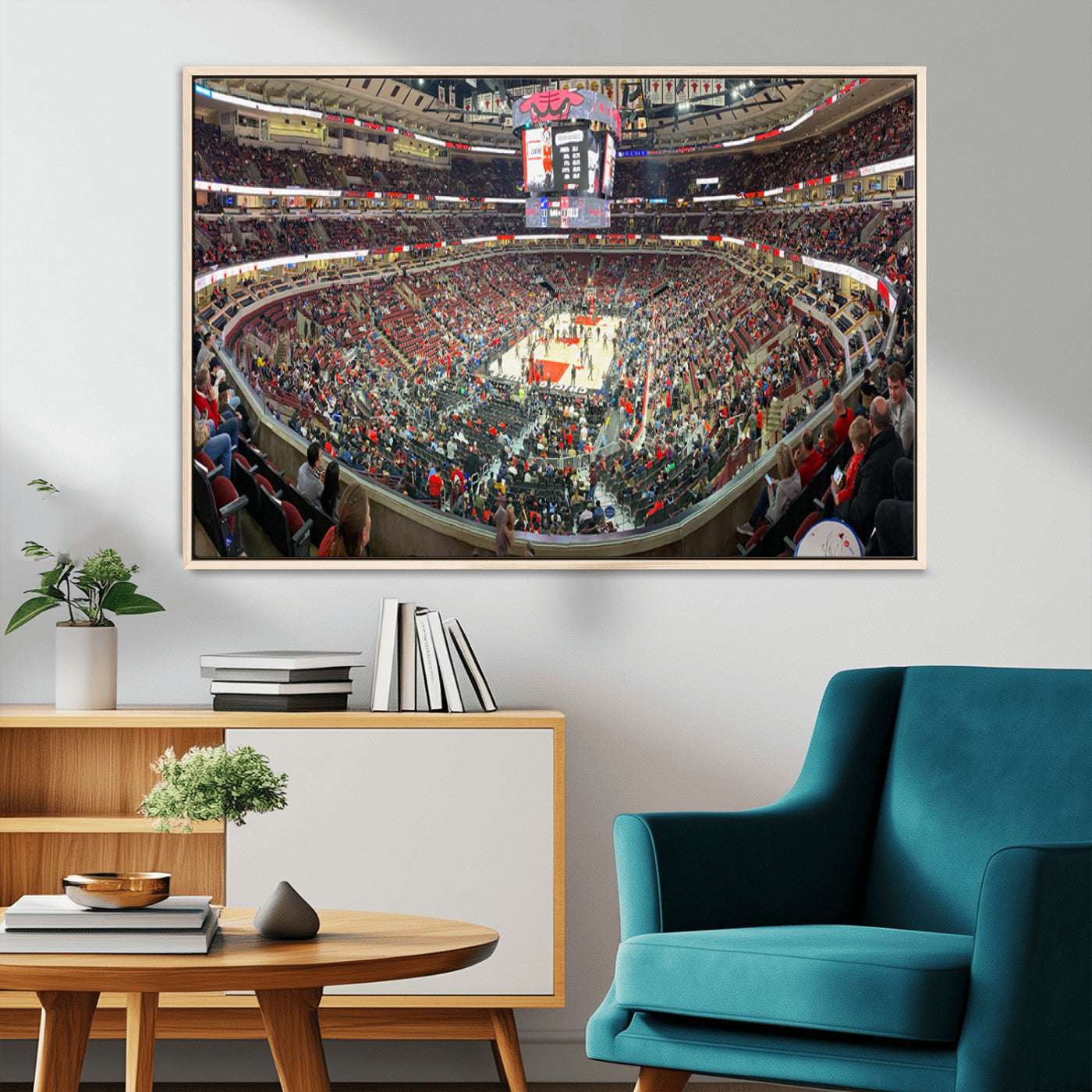 MGV-FC-36X24 - United Center Chicago Bulls Stadium Wall Art Canvas Print
