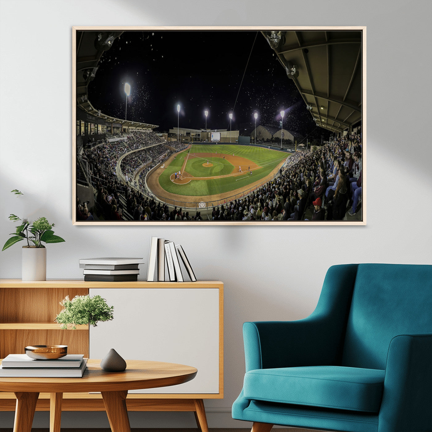 MGV-FC-36X24 - Olsen Field at Blue Bell Park - Texas A&M Aggies Baseball Stadium Wall Art Canvas Print
