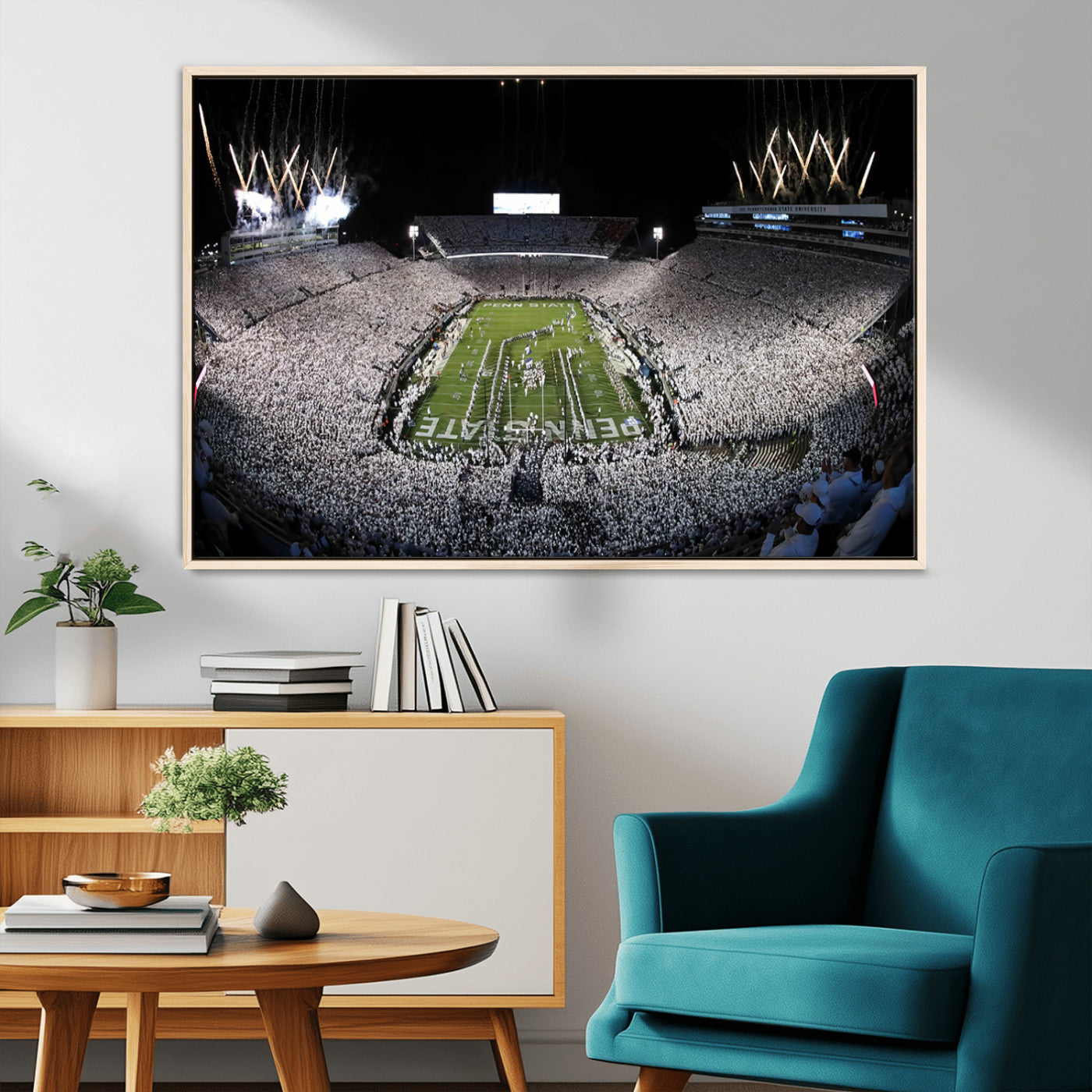 84537-MGV-CV-36X24-Penn State Beaver Stadium Canvas Wall Art - Nittany Lions Football Print