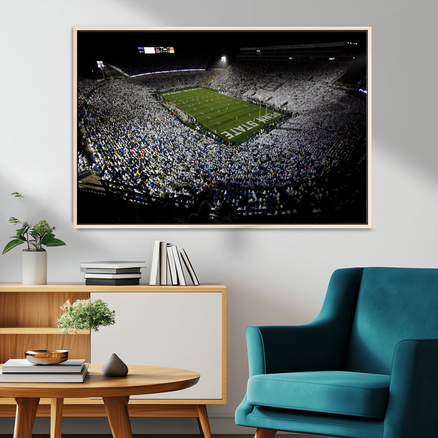 MGV-FC-36X24 - Penn State Football Stadium Wall Art - Beaver Stadium Canvas Print