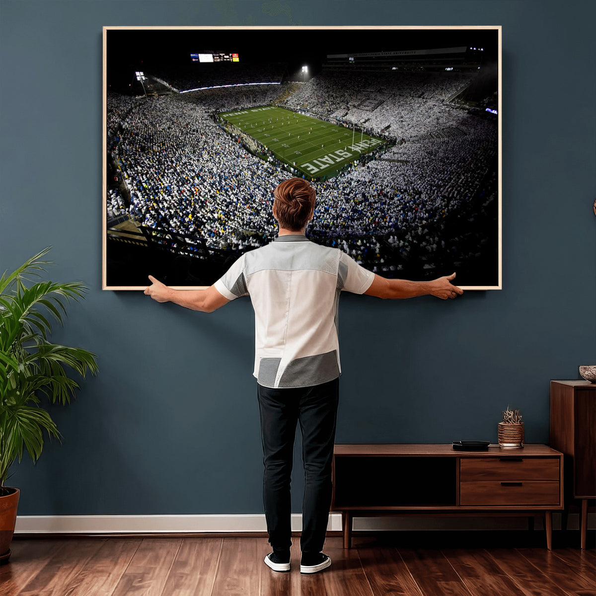 96825-MGV-CV-36X24 - Penn State Football Stadium Wall Art - Beaver Stadium Canvas Print