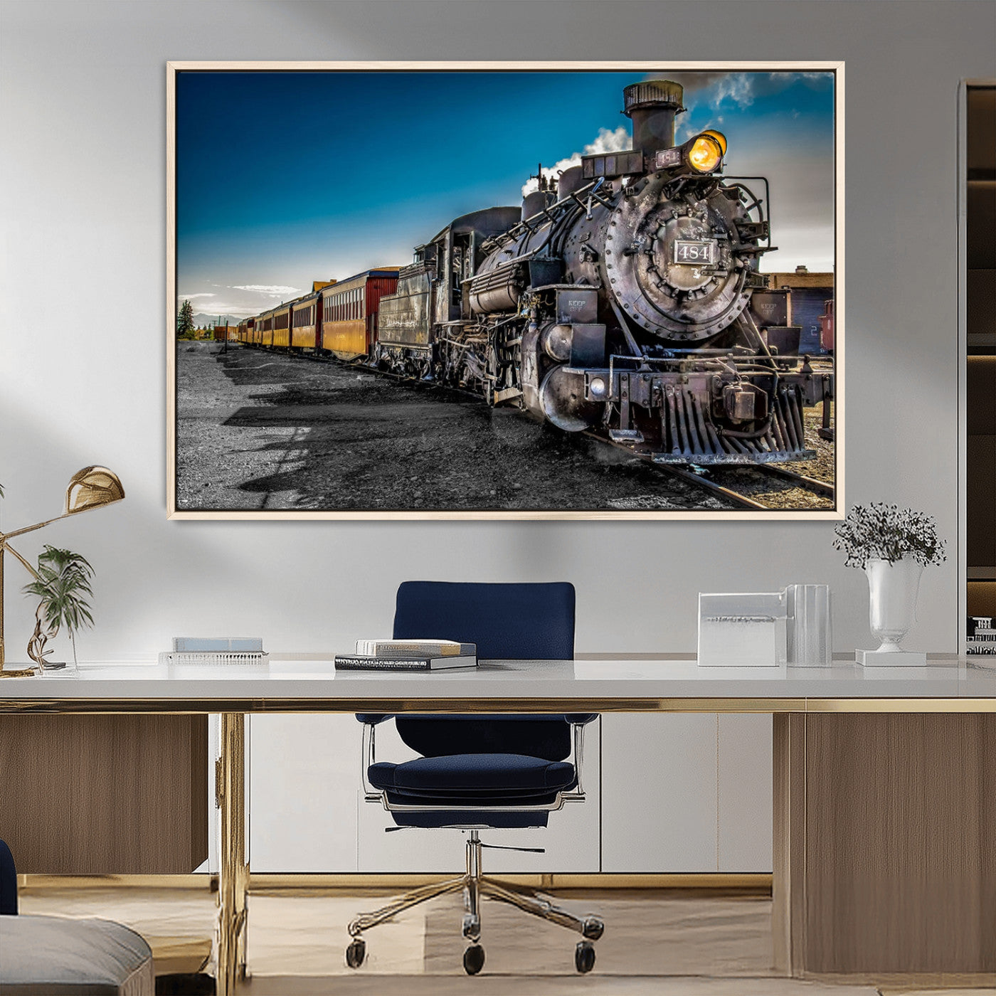 MGV-FC-36X24 - Train Wall Art Canvas Print