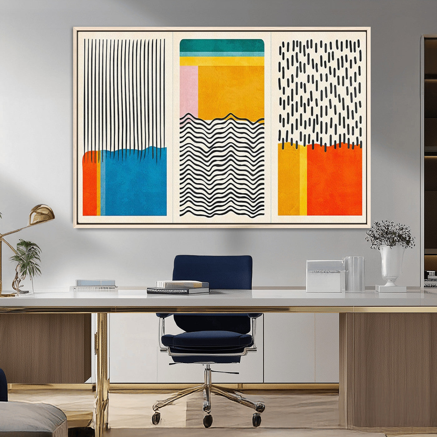 MGV-FC-36X24 - Canvas Print Wall Art Abstract Illustrs Art Boho