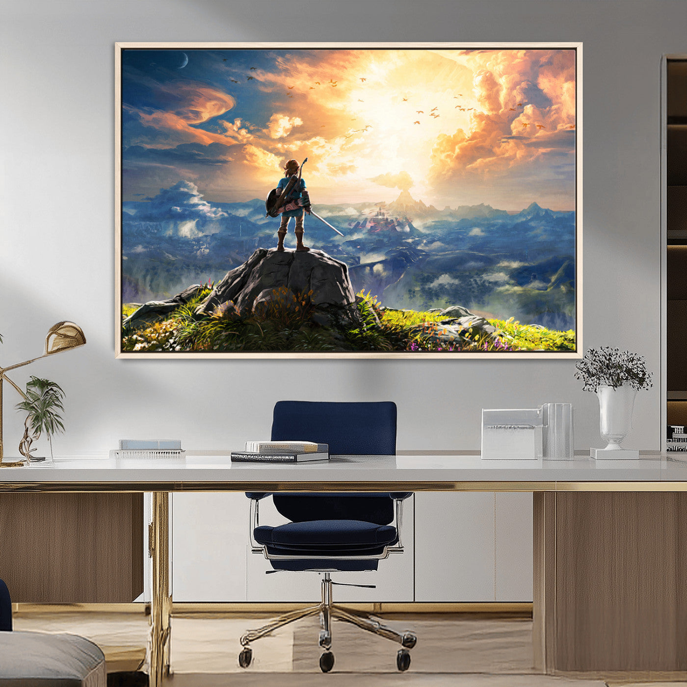 MGV-FC-36X24 - Legend of Zelda Breath of the Wild Game Wall Art Canvas, Legend of Zelda Canvas Print