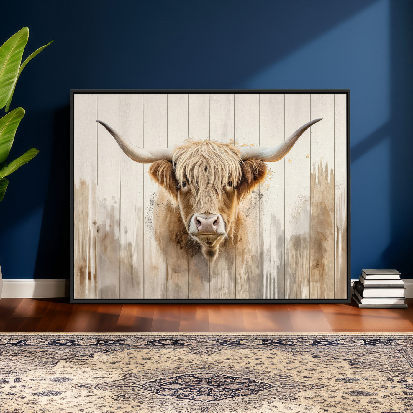 83059-MGV-CV-36X24 - Vibrant Autumn Landscape Canvas Wall Art - Fall Foliage and Mountain View Print for Home, Farmhouse, and Cozy Cabin Decor, Ready to Hang