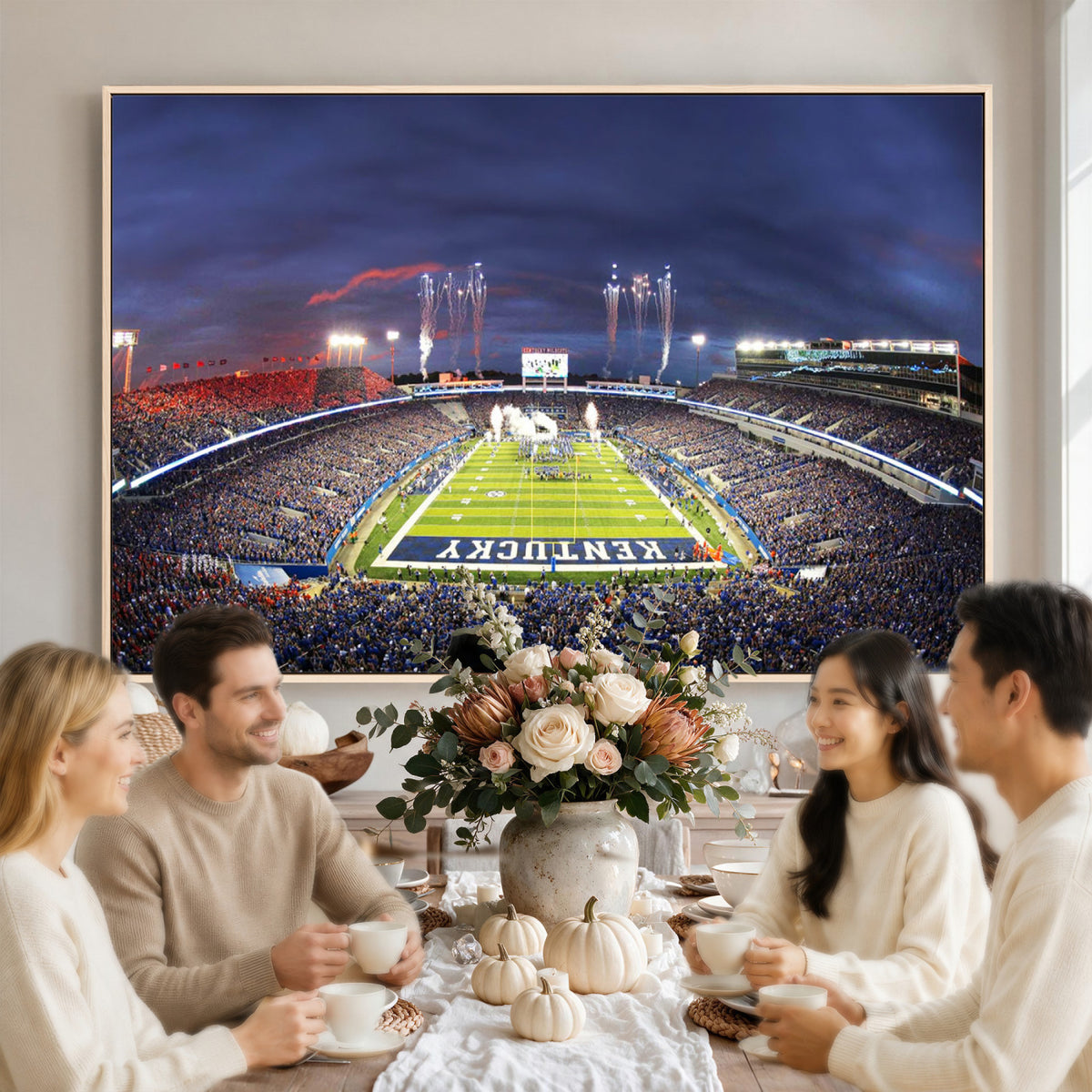 26008-MGV-CV-36X24 - Kroger Field Canvas Wall Art, Kentucky Stadium Wall Art