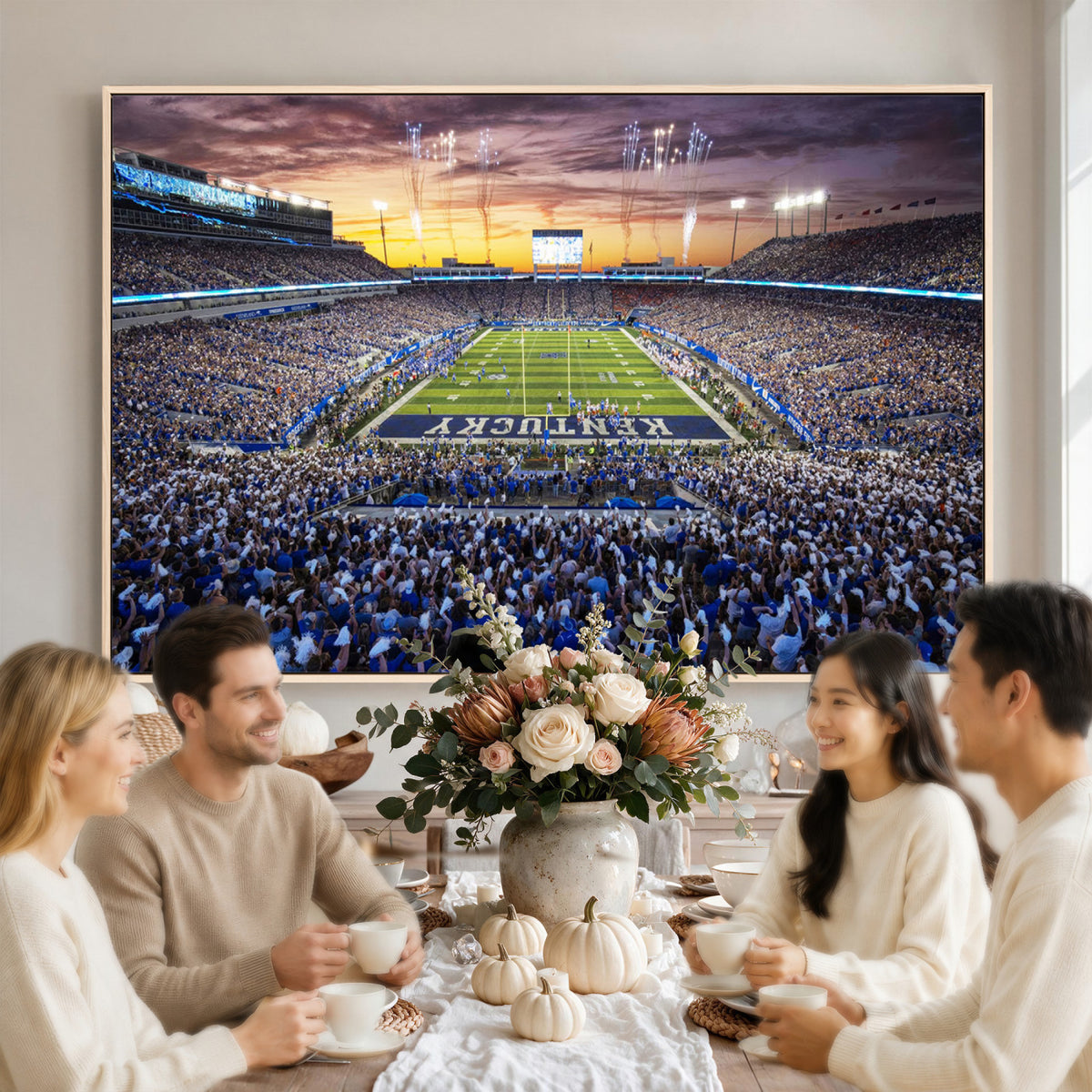 78524-MGV-CV-36X24 - Kroger Field Wall Art Print, Kentucky Stadium Wall Art