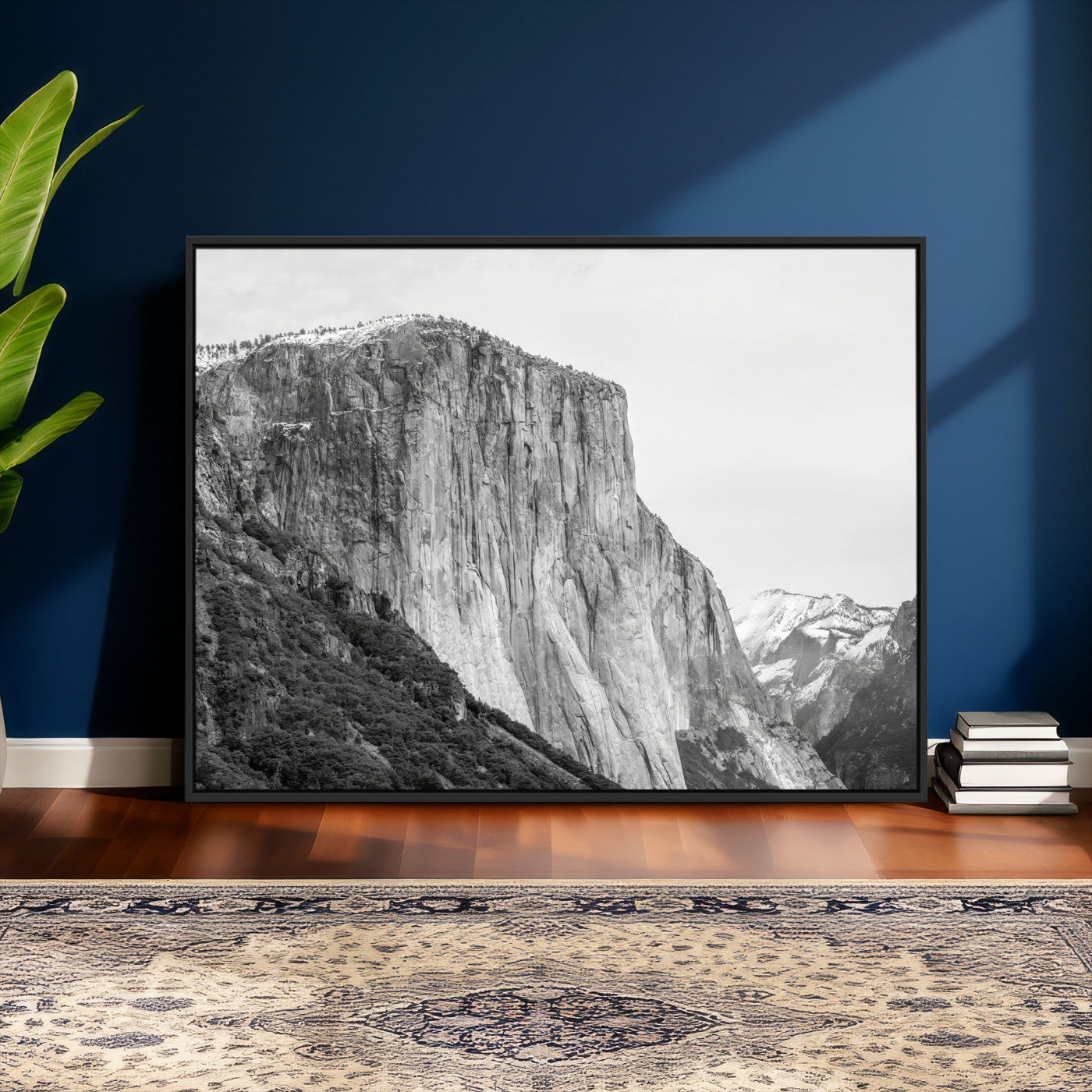 39393420-MGV-CV-36X24 - El Capitan Yosemite Mountain Wall Art – Yosemite Cliff Canvas Print, Rugged Terrain and Timeless Wilderness Decor for Office, Living Room or Cabin