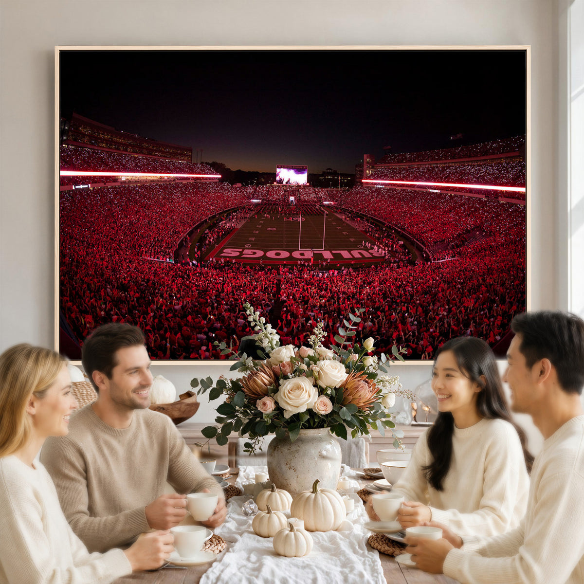 38331045-MGV-CV-36X24 - Dooley Stadium Wall Art, Sports Arena Canvas Print, Dooley Field Sanford Stadium