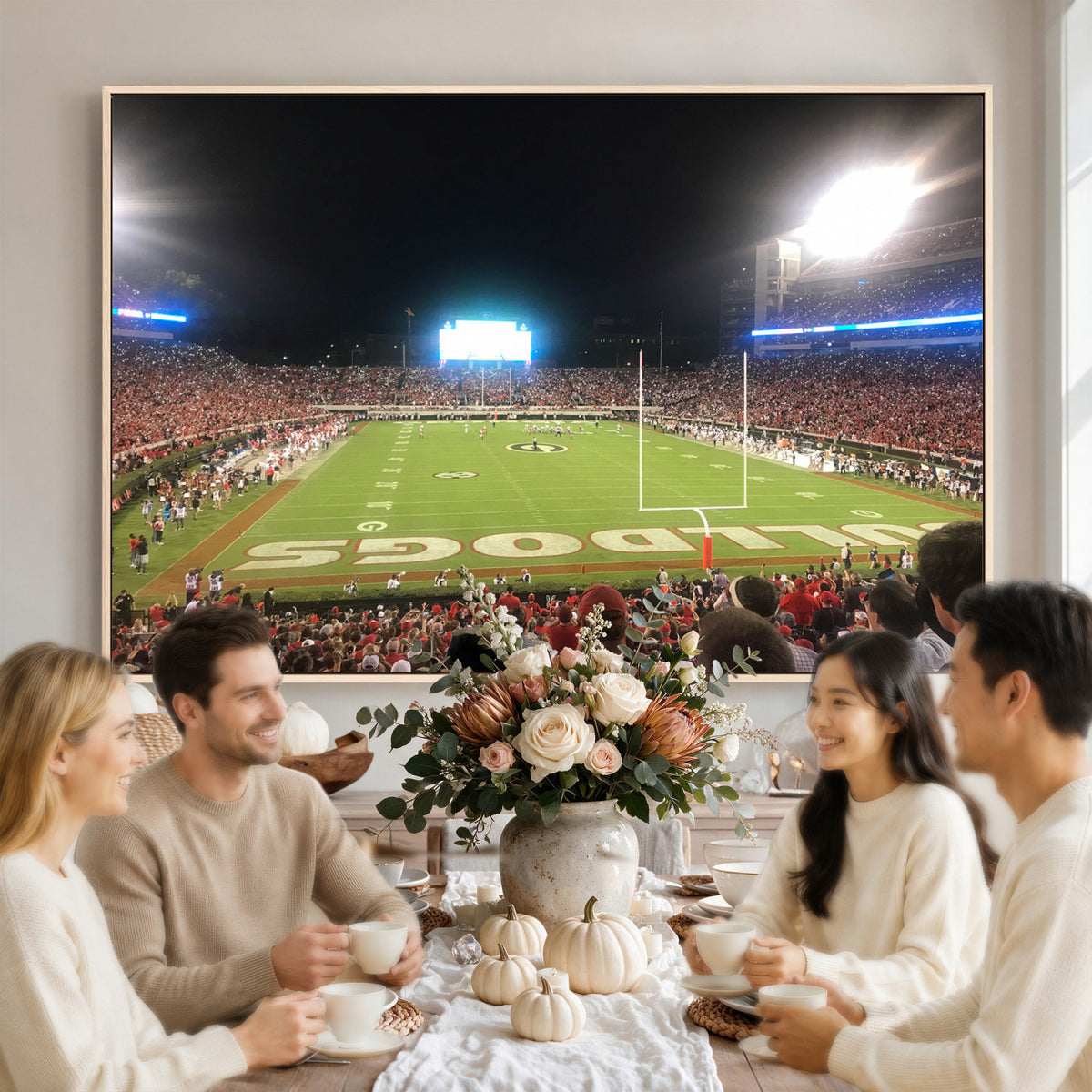 16230786-MGV-CV-36X24 - Dooley Stadium Wall Art, Sports Arena Panoramic Canvas
