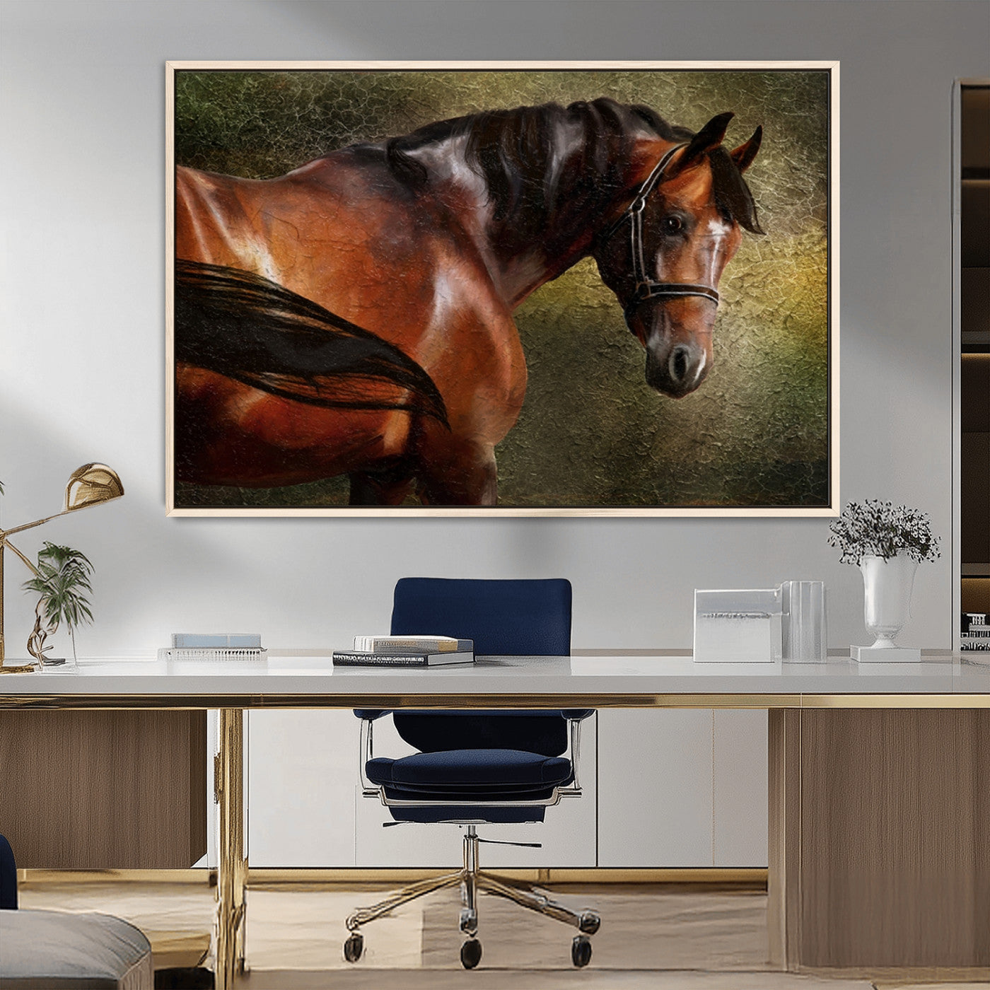 MGV-FC-36X24 - Wild Horses Wall Art Canvas Print