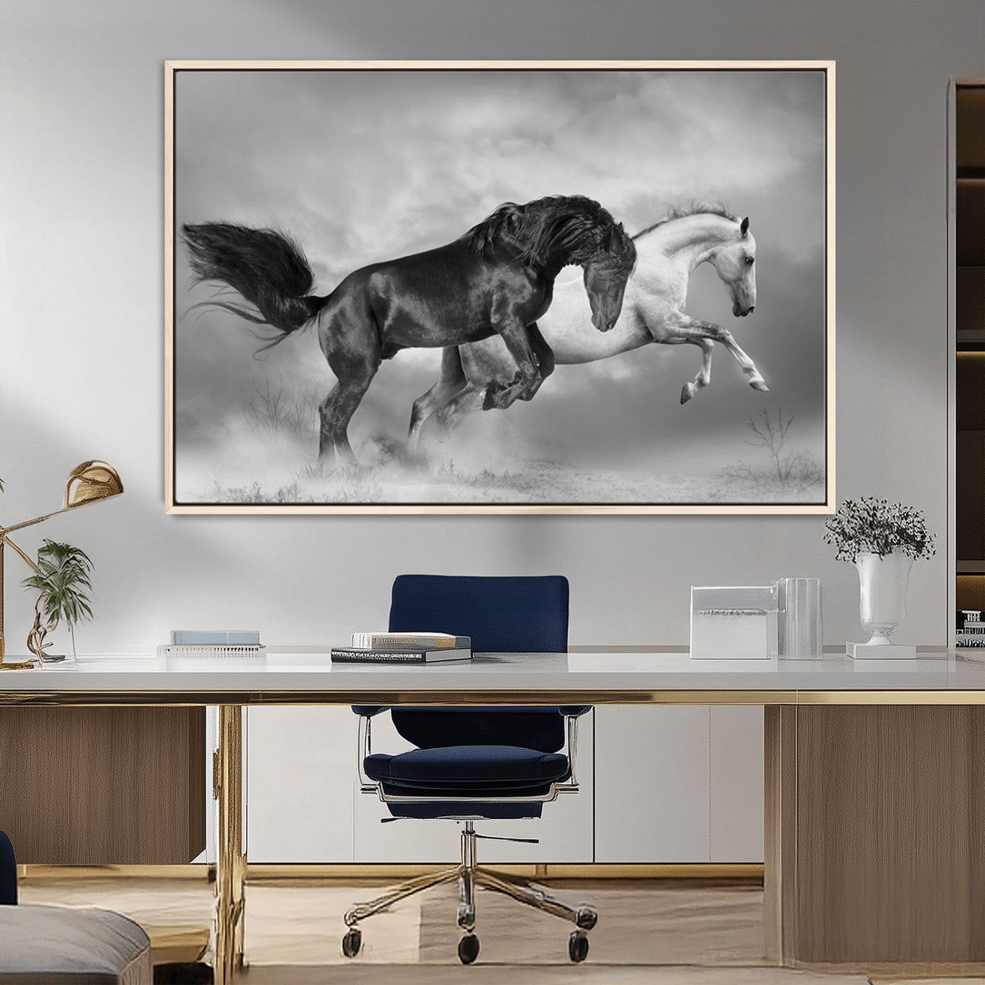MGV-FC-36X24 - Wild Horses Wall Art Canvas Print