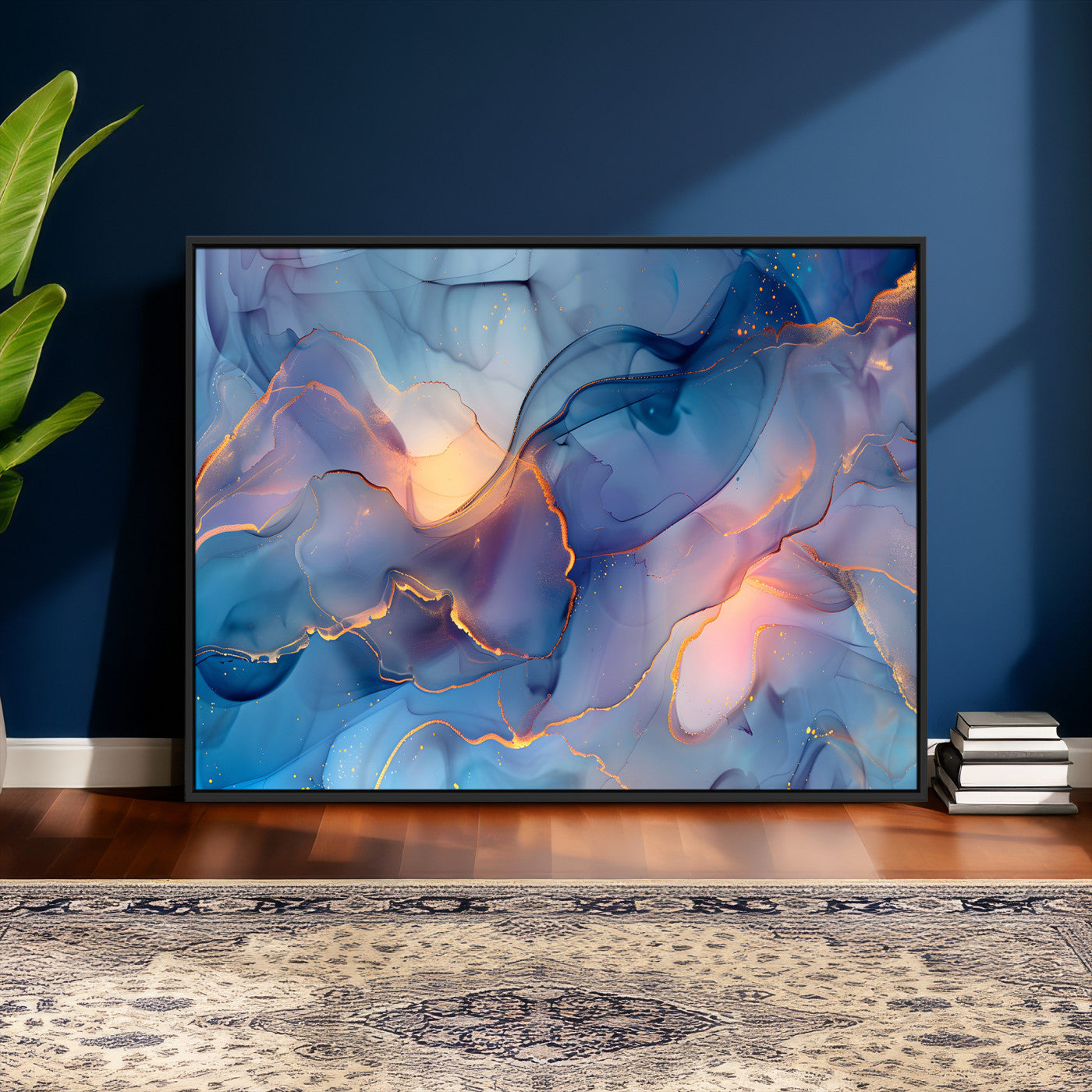 13710509-MGV-CV-36X24 - Colorful Abstract Canvas Wall Art Print, Vibrant Popup Color Art Print