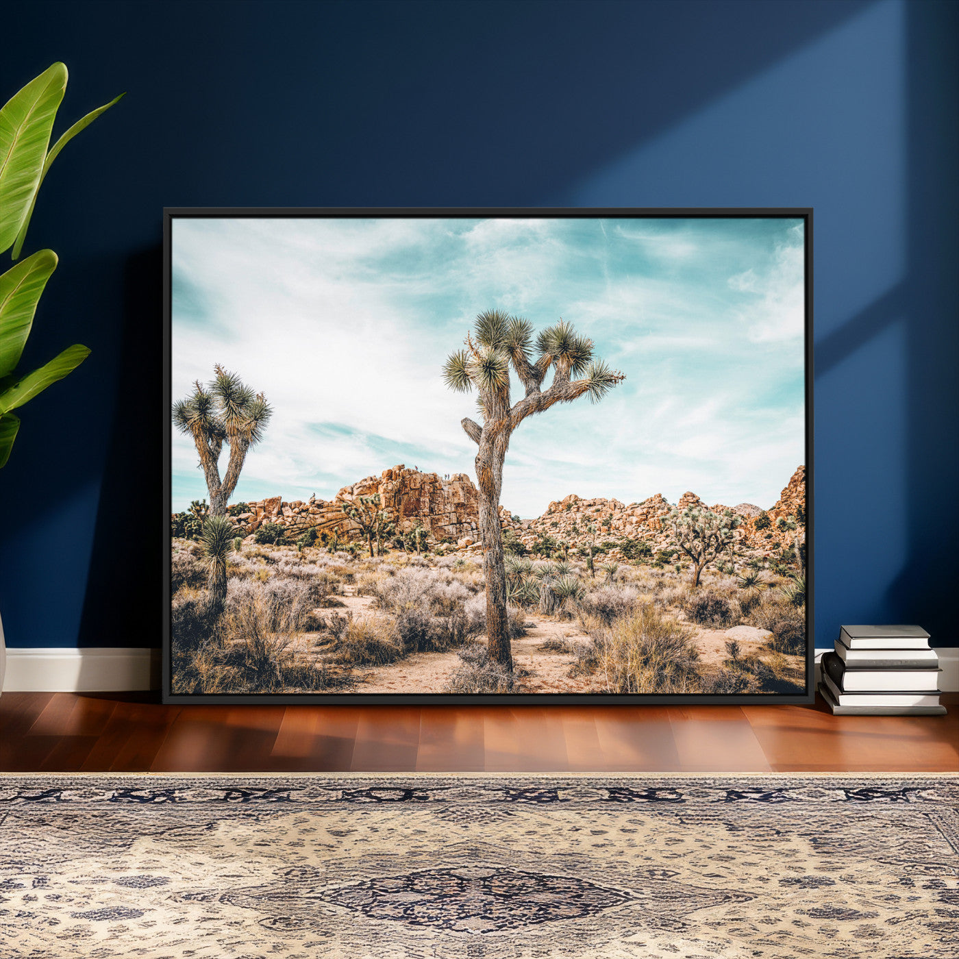 41451127-MGV-CV-36X24 - Joshua Tree National Park Canvas Wall Art Print, Desert Landscape Photography, Southwest Nature Decor - Ready to Hang