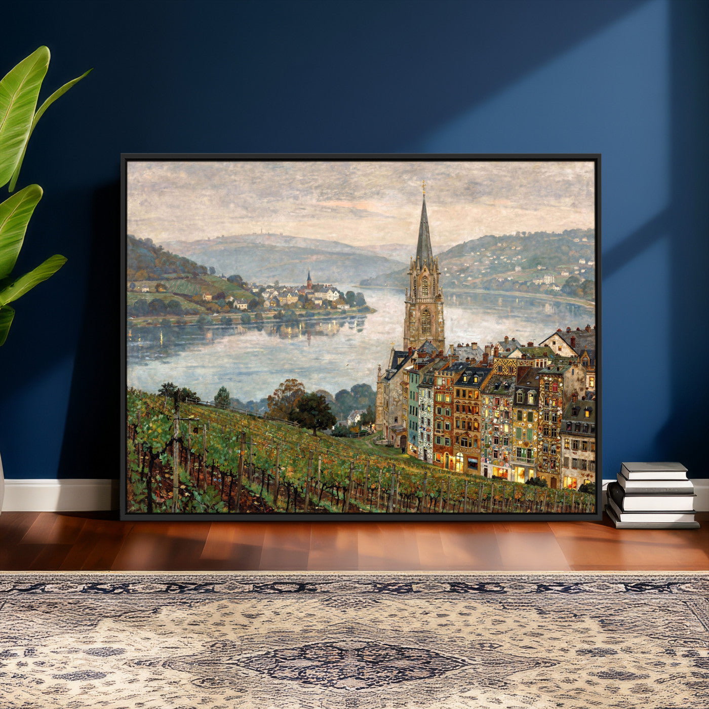 62626662-MGV-CV-36X24 - Mosel City Mosel River by Nicolai Astudin Wall Art Canvas Print