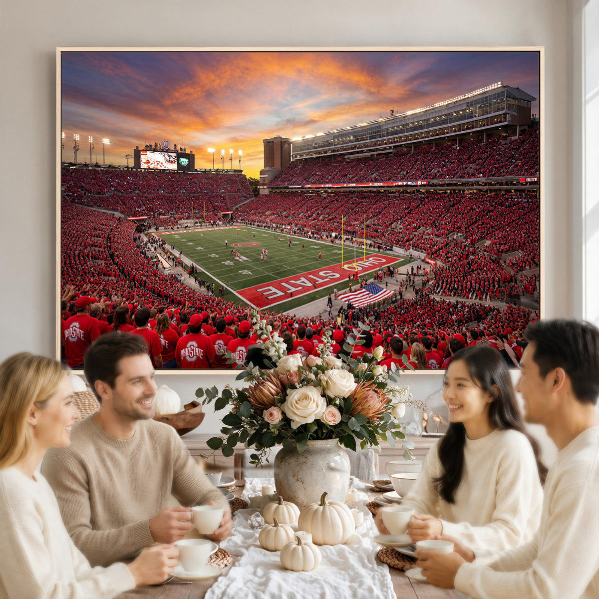 73119077-MGV-CV-36X24 - Stadium Wall Art Canvas Print
