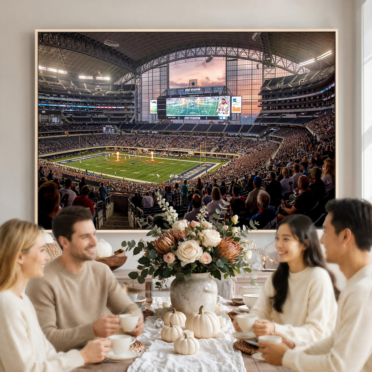 61524160-MGV-CV-36X24 - Stadium Wall Art Canvas Print