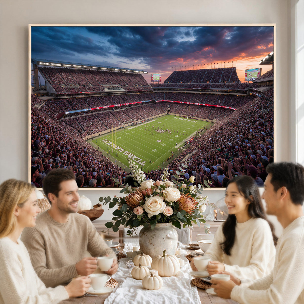 55475837-MGV-CV-36X24 - Stadium Wall Art Canvas Print
