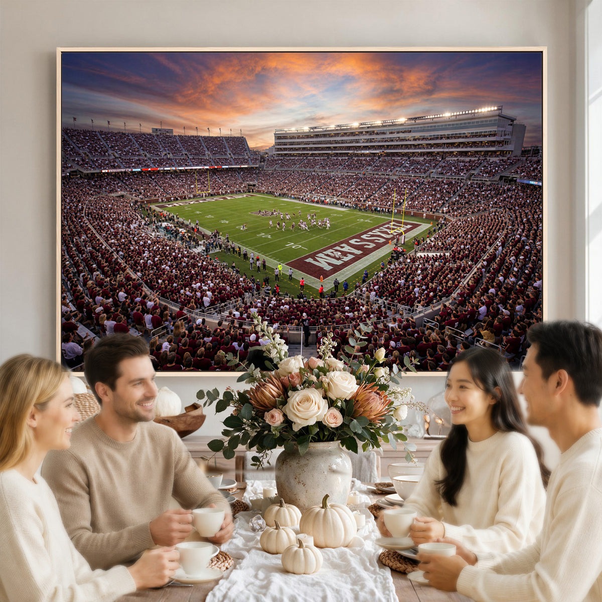 66624578-MGV-CV-36X24 - Stadium Wall Art Canvas Print
