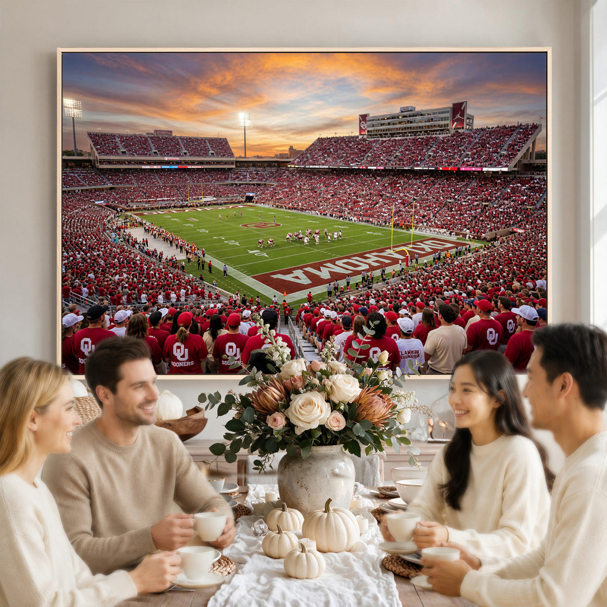 92718741-MGV-CV-36X24 - Stadium Wall Art Canvas Print