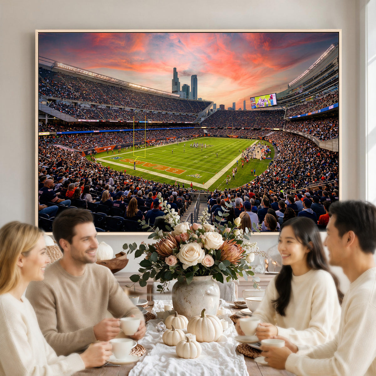 38873544-MGV-CV-36X24 - Stadium Wall Art Canvas Print