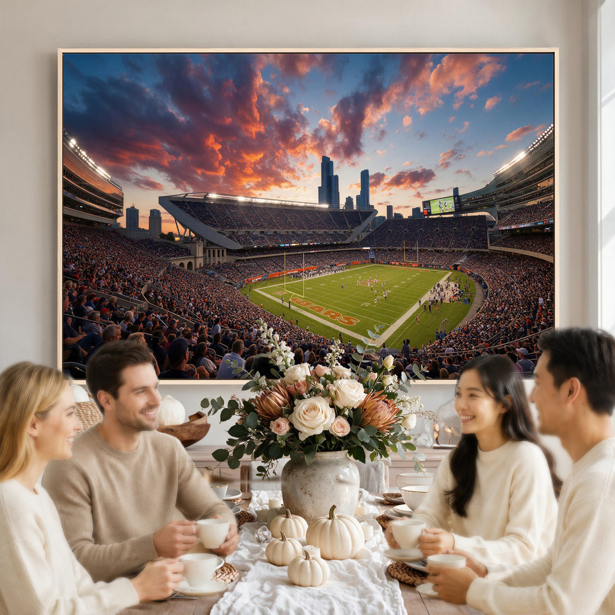 21104528-MGV-CV-36X24 - Stadium Wall Art Canvas Print