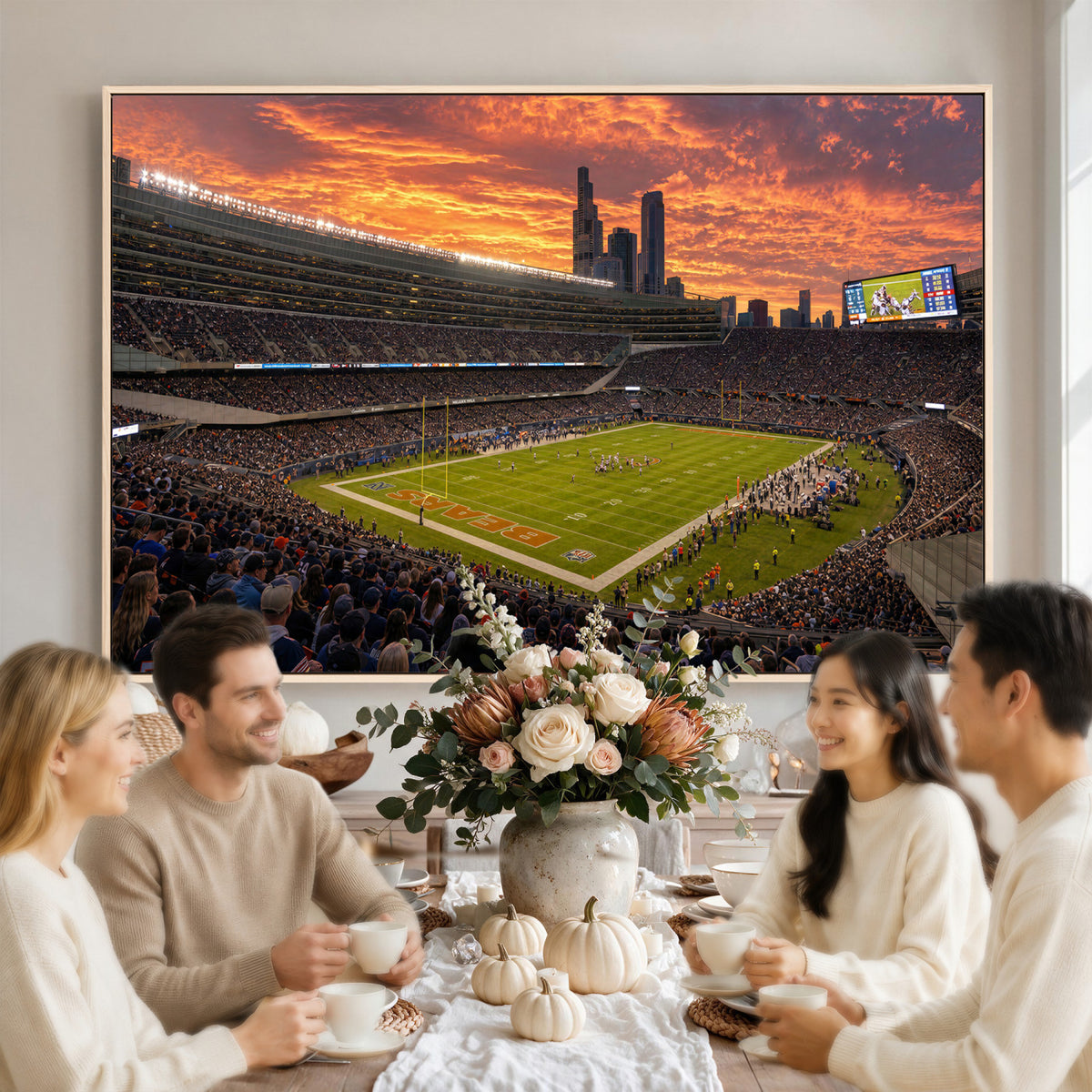 25159364-MGV-CV-36X24 - Stadium Wall Art Canvas Print