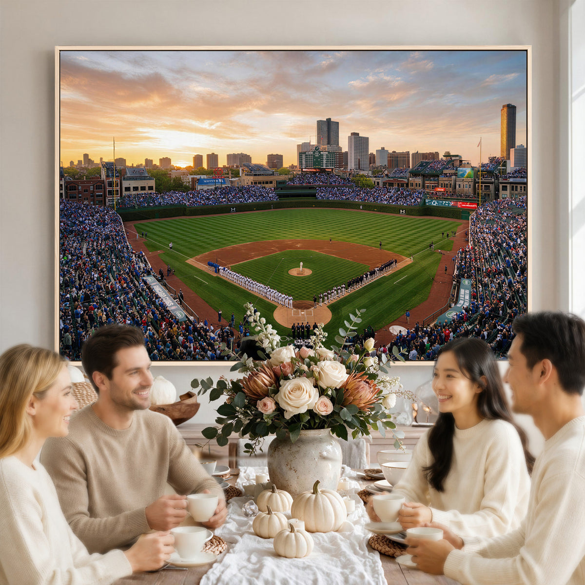 76885212-MGV-CV-36X24 - Stadium Wall Art Canvas Print