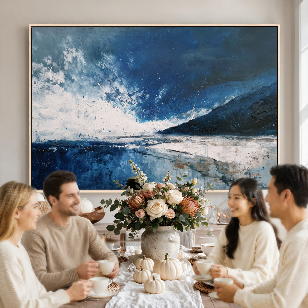 76136620SS-_Poster-30x20 - Extra Large Abstract Wall Art Canvas Print