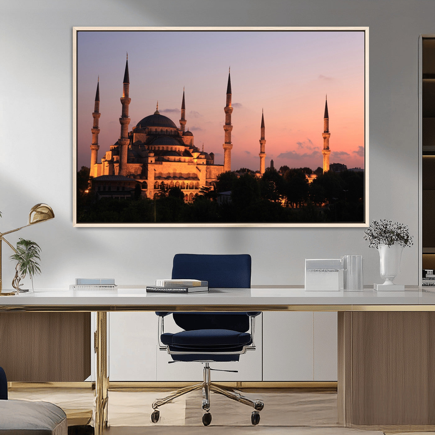 MGV-FC-36X24 - Wall Art Turkey Istanbul Skyline Canvas Print