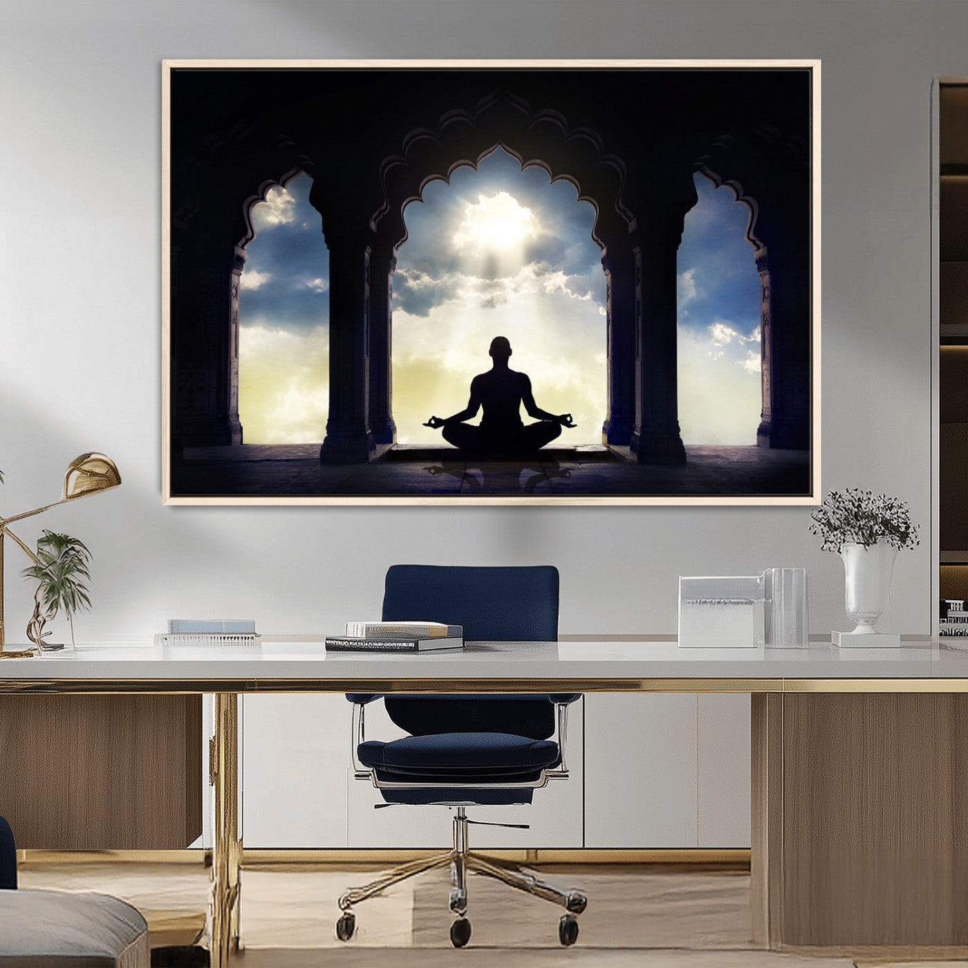 MGV-FC-36X24 - Women and Yoga Wall Art Canvas Print