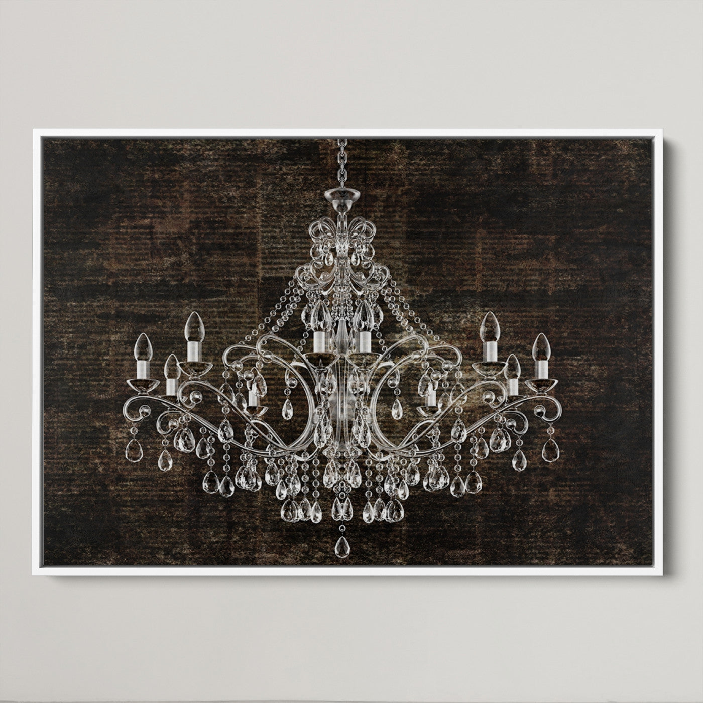 69434-MGV-CV-36X24-Rustic Chandelier Canvas Print
