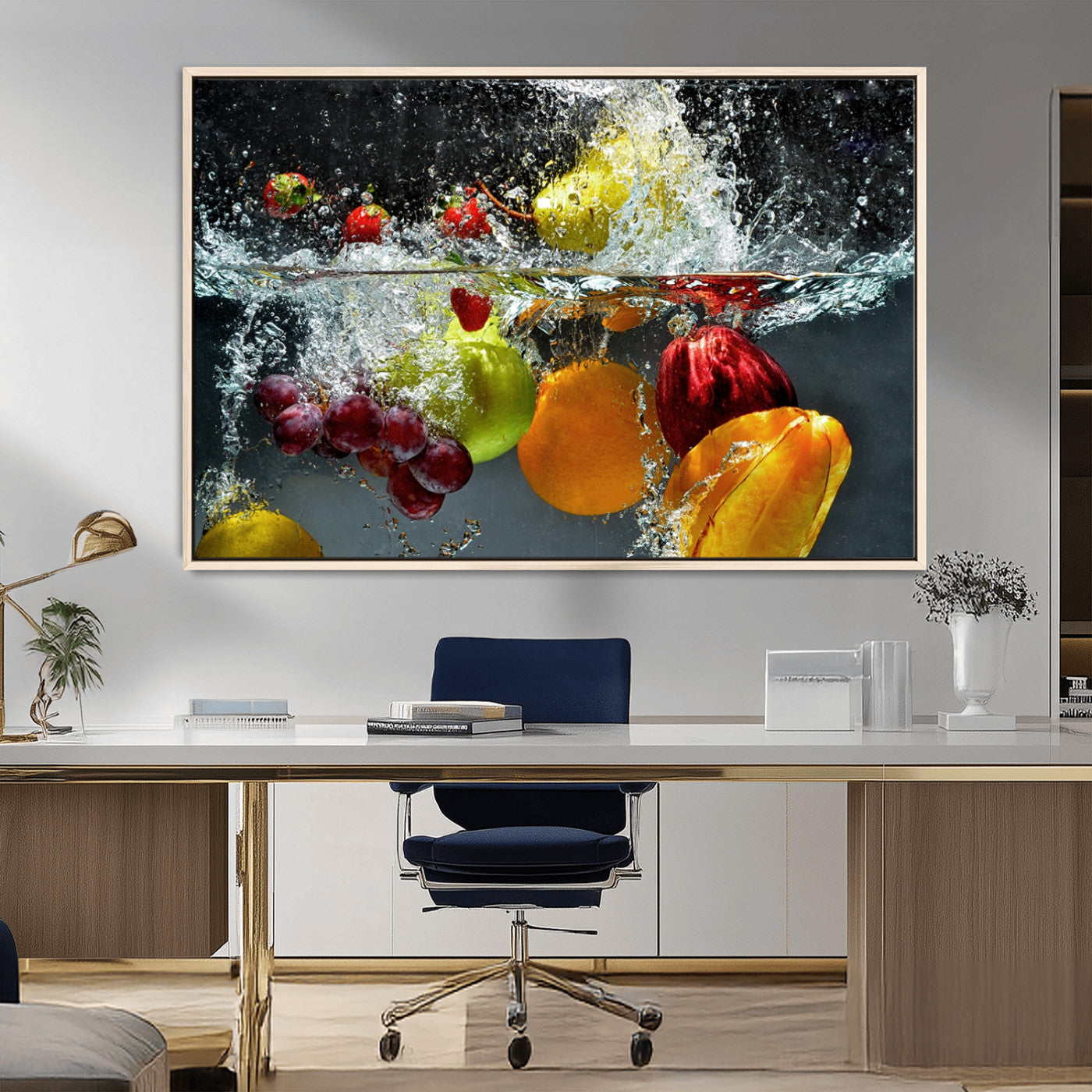 MGV-FC-36X24 - Kithen Vegetables World Wall Art Canvas Print