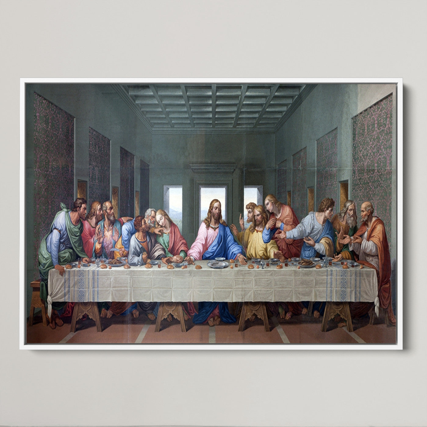 30401-MGV-CV-36X24-The Last Supper Multi Panel Canvas Wall Art