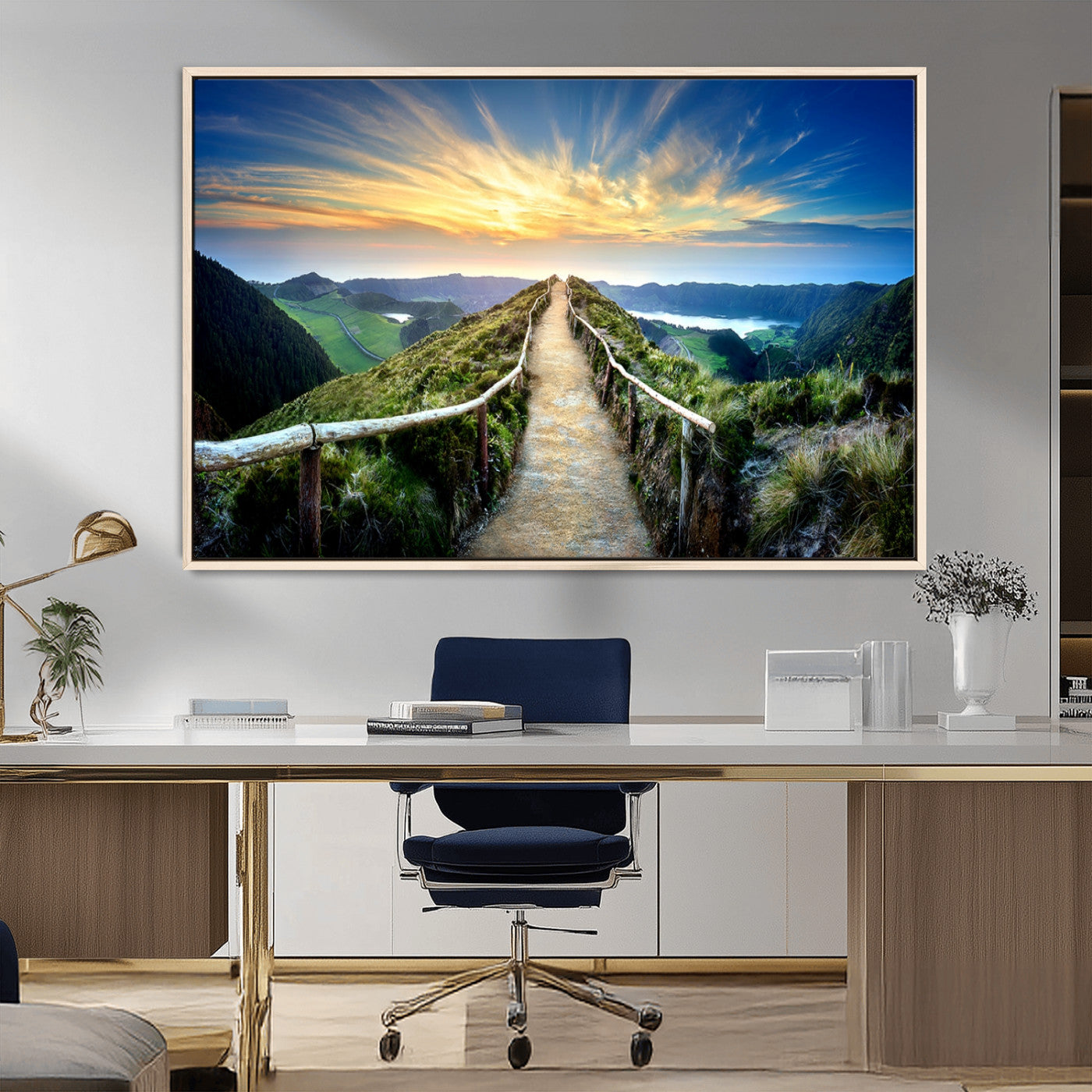 MGV-FC-36X24 - Mountain Landscape Wall Art Canvas Print