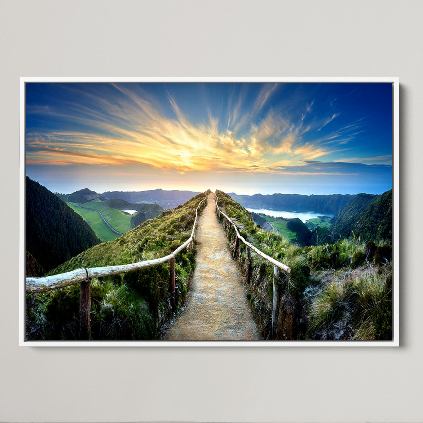 58887-MGV-CV-36X24-Mountain Landscape Wall Art Canvas Print