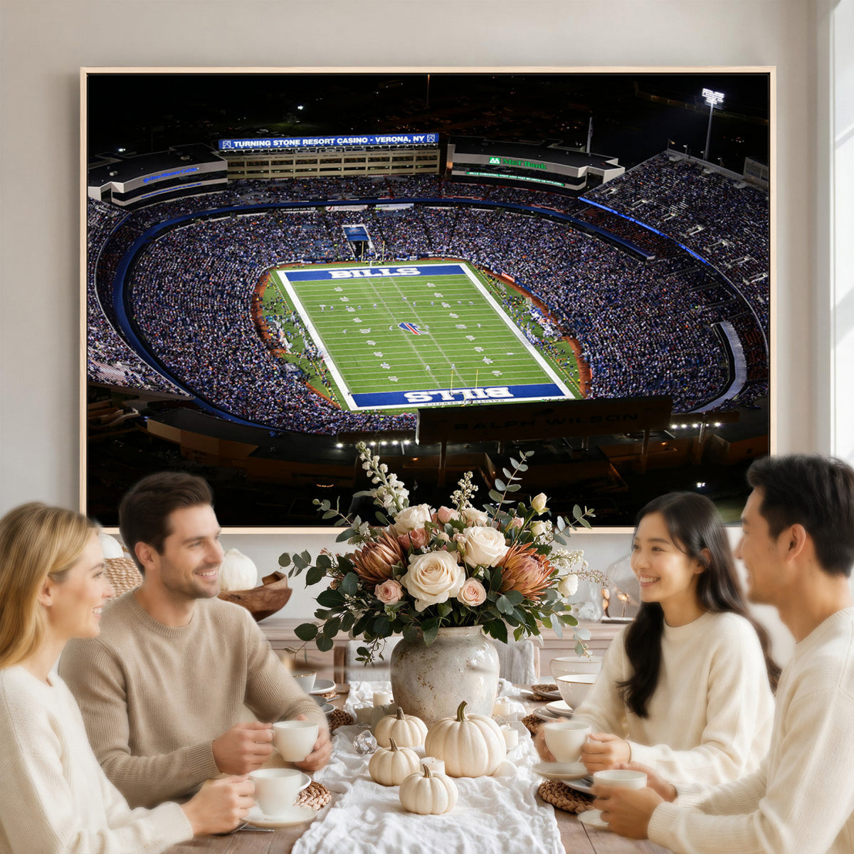 19030-MGV-CV-36X24 - Buffalo Bills NFL Football Team Print, Highmark Stadium