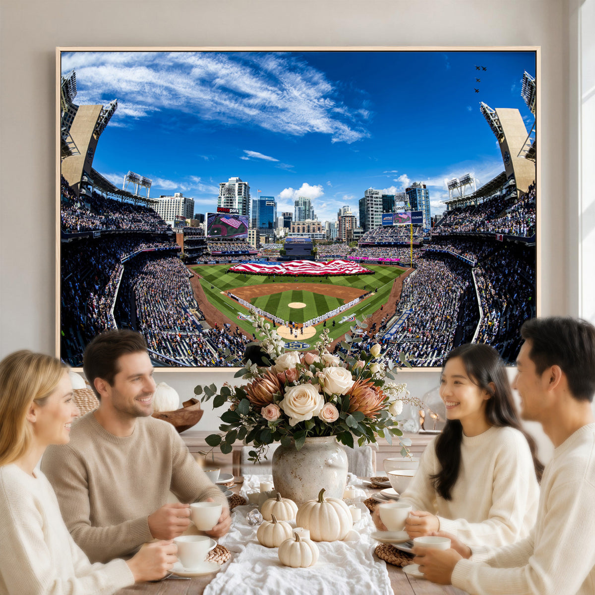 52297-MGV-CV-36X24 - San Diego Padres Baseball Team Print, Petco Park Stadium