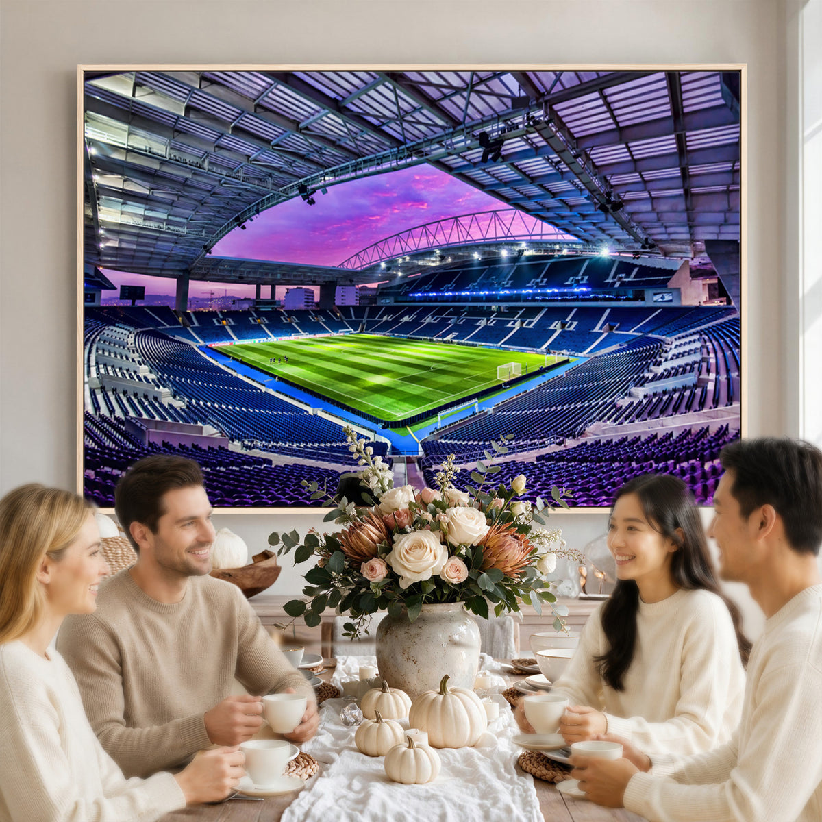 10851-MGV-CV-36X24 - FC Porto Soccer Team Print Canvas, Dragon Stadium Wall Art