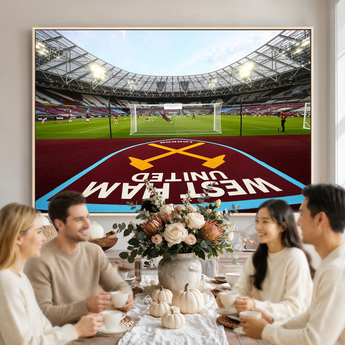 77367-MGV-CV-36X24 - West Ham United FC Stadium Canvas Wall Art, London Stadium