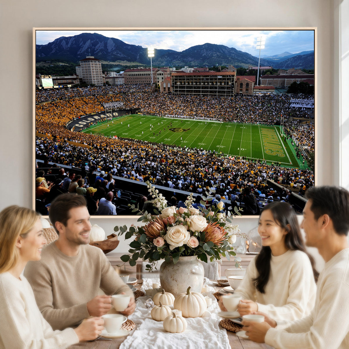 60552-MGV-CV-36X24 - Folsom Field, University of Colorado Buffaloes Football