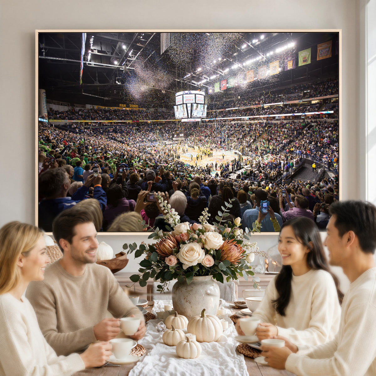 66251-MGV-CV-36X24 - Bridgestone Arena Wall Art Canvas, Nashville Predators