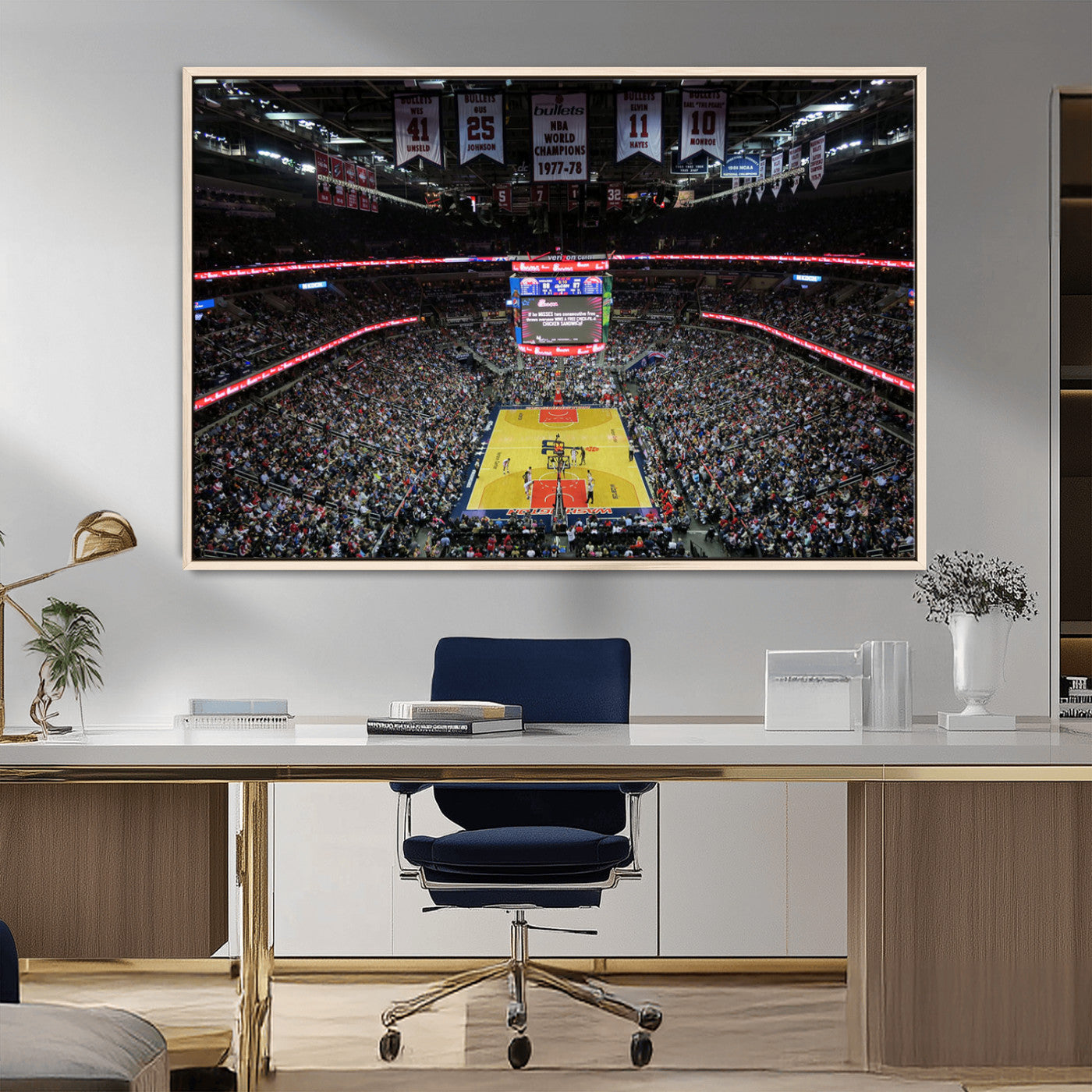 MGV-FC-36X24 - Capital One Arena Stadium Wall Art | Canvas Print | Ready to Hang | Washington D.C. Sports Decor