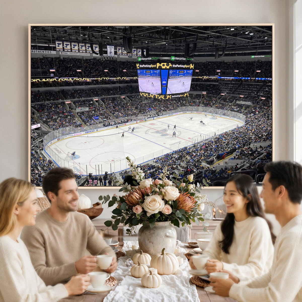 75222-MGV-CV-36X24 - Enterprise Center Missouri St. Louis Blues Hockey Stadium